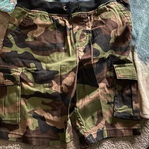 Boys camo shorts